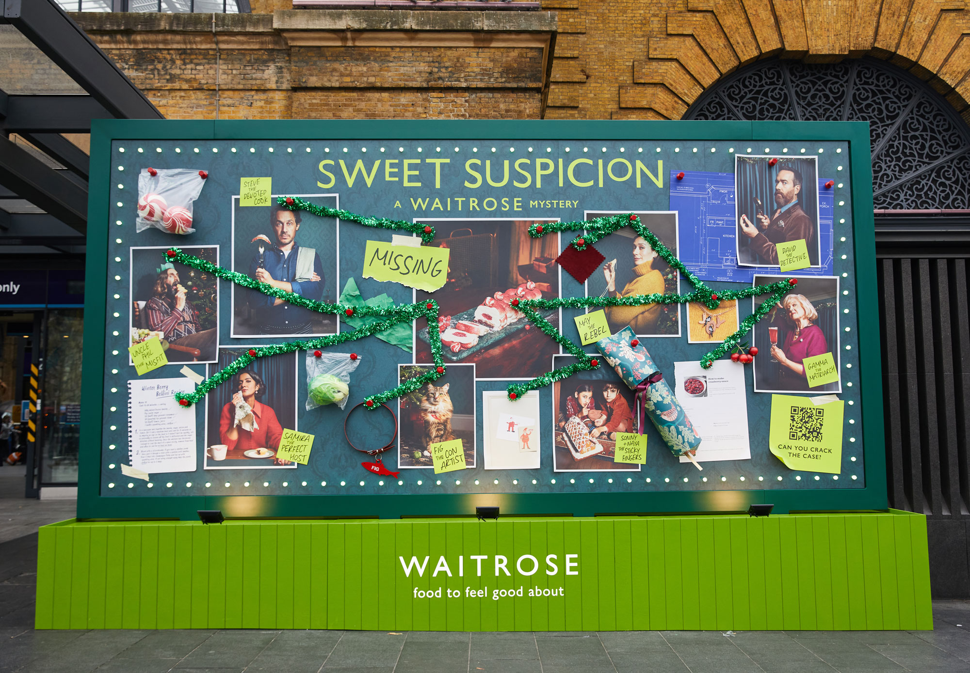Waitrose Sweet Suspicion experiential activation